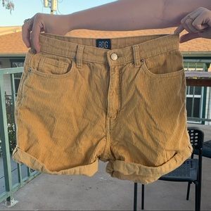 High waisted BDG corduroy shorts
